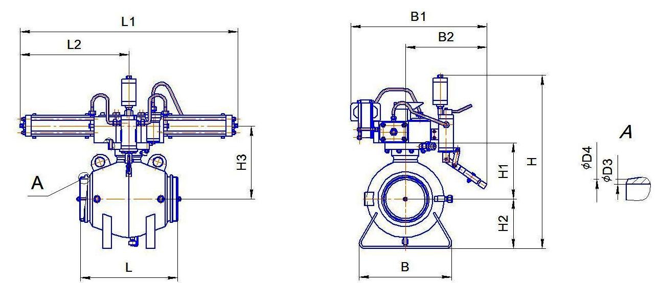 Краны шаровые DN200 PN8,0-16,0 — Цимлянский машиностроительный завод